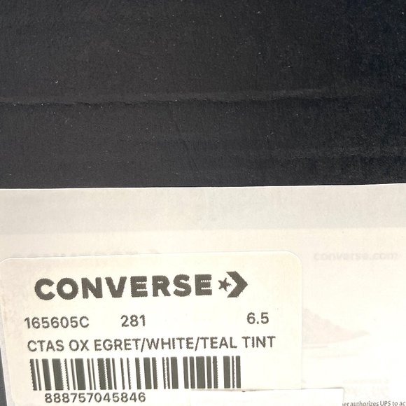 💖MEGA SALE💖Converse CTAS White Patent Leather Casual Shoes Women's 7.5 165605C - Picture 10 of 10